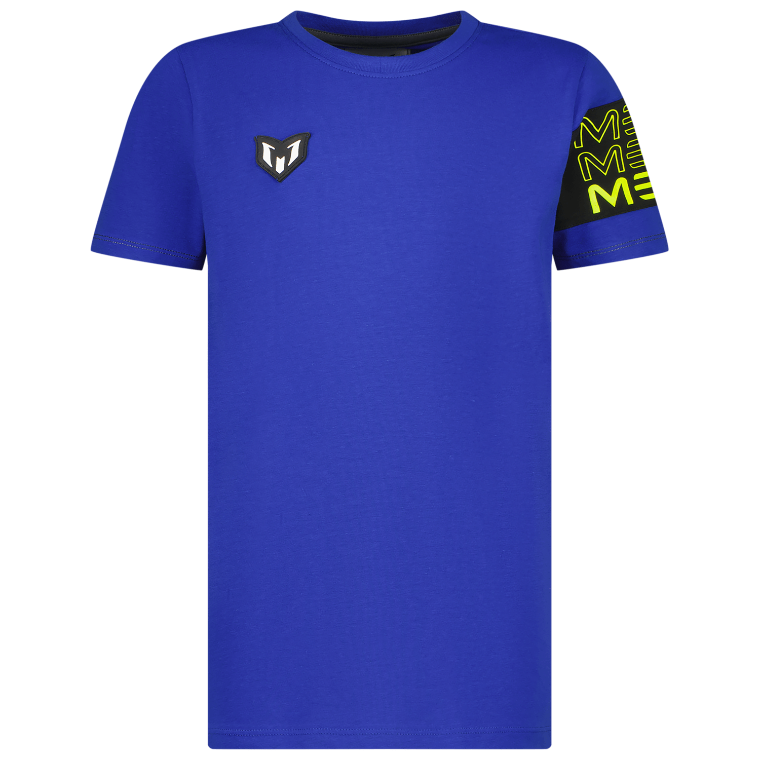 VINGINO x Messi T-shirt Jumal met logo hardblauw Stretchkatoen Ronde hals 140