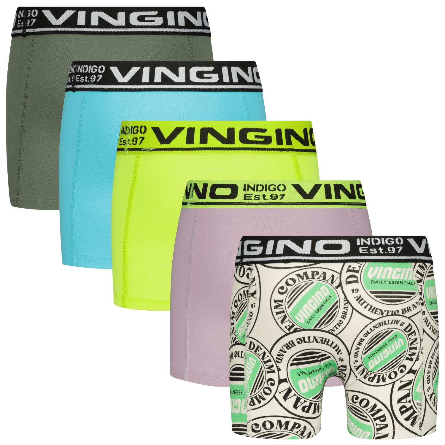 VINGINO Boxershort B-so241 colors 5 pack