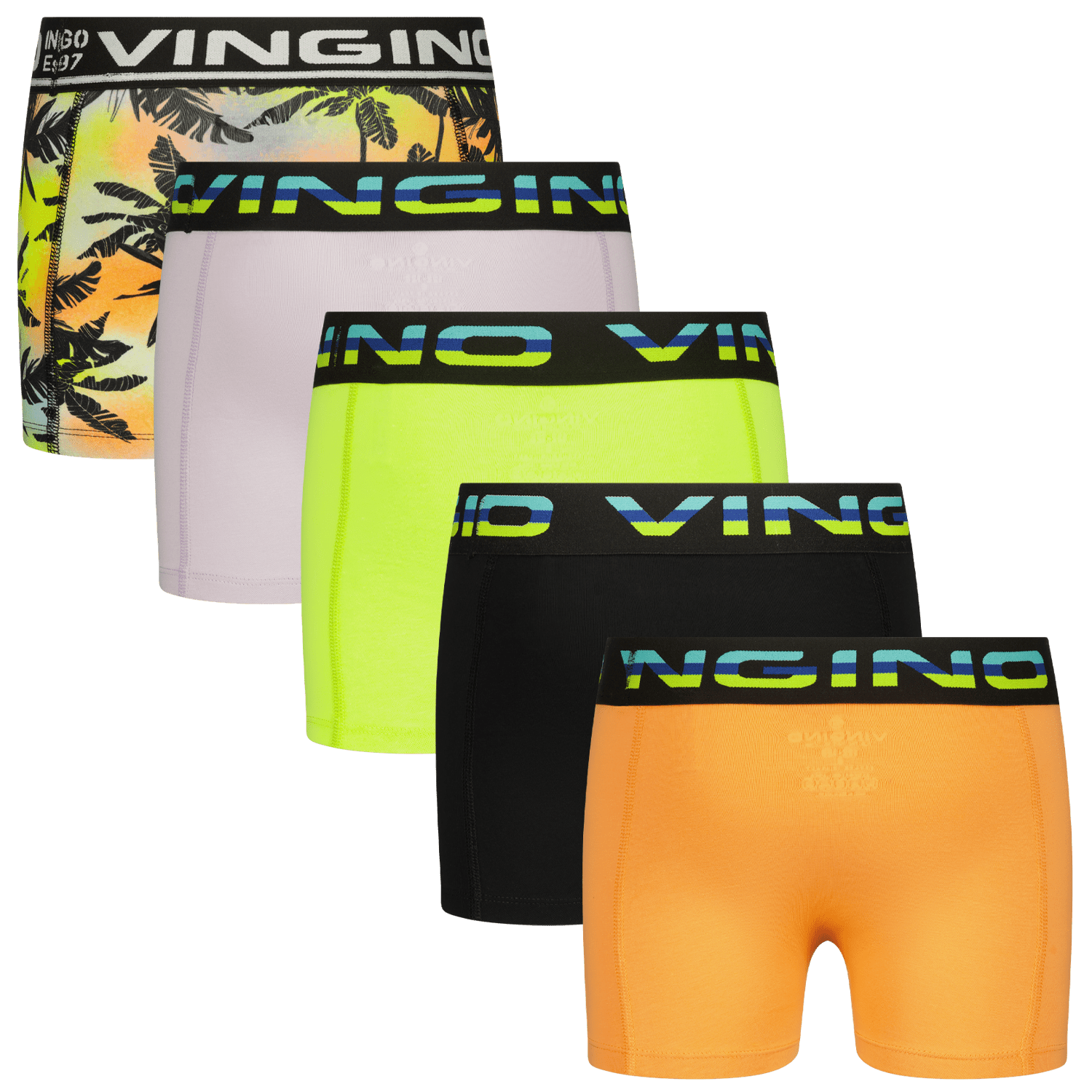 VINGINO Boxershort B-241-8 palms 5 pack