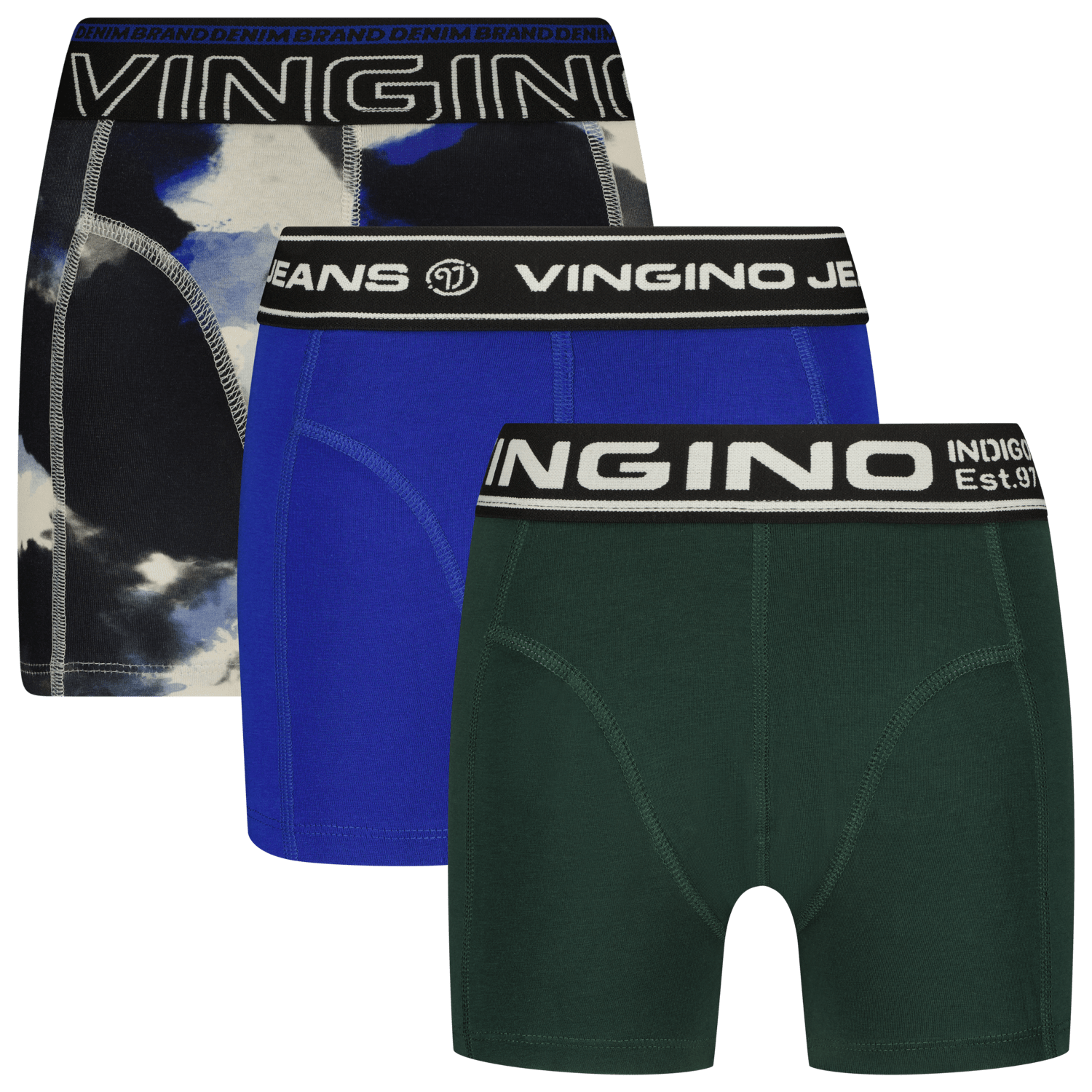 VINGINO Boxershort B-234 smokey 3pack
