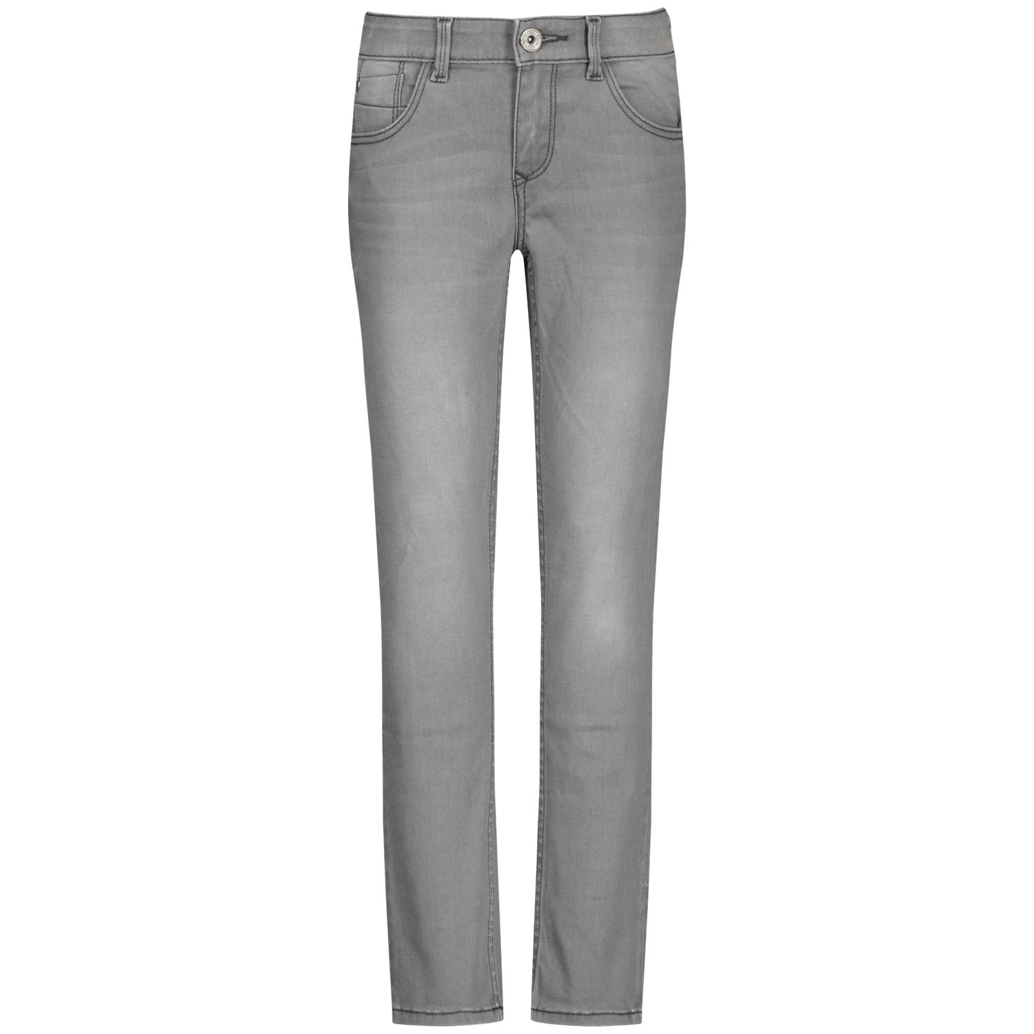 VINGINO skinny jeans Alice light grey Grijs Meisjes Stretchdenim Effen 140