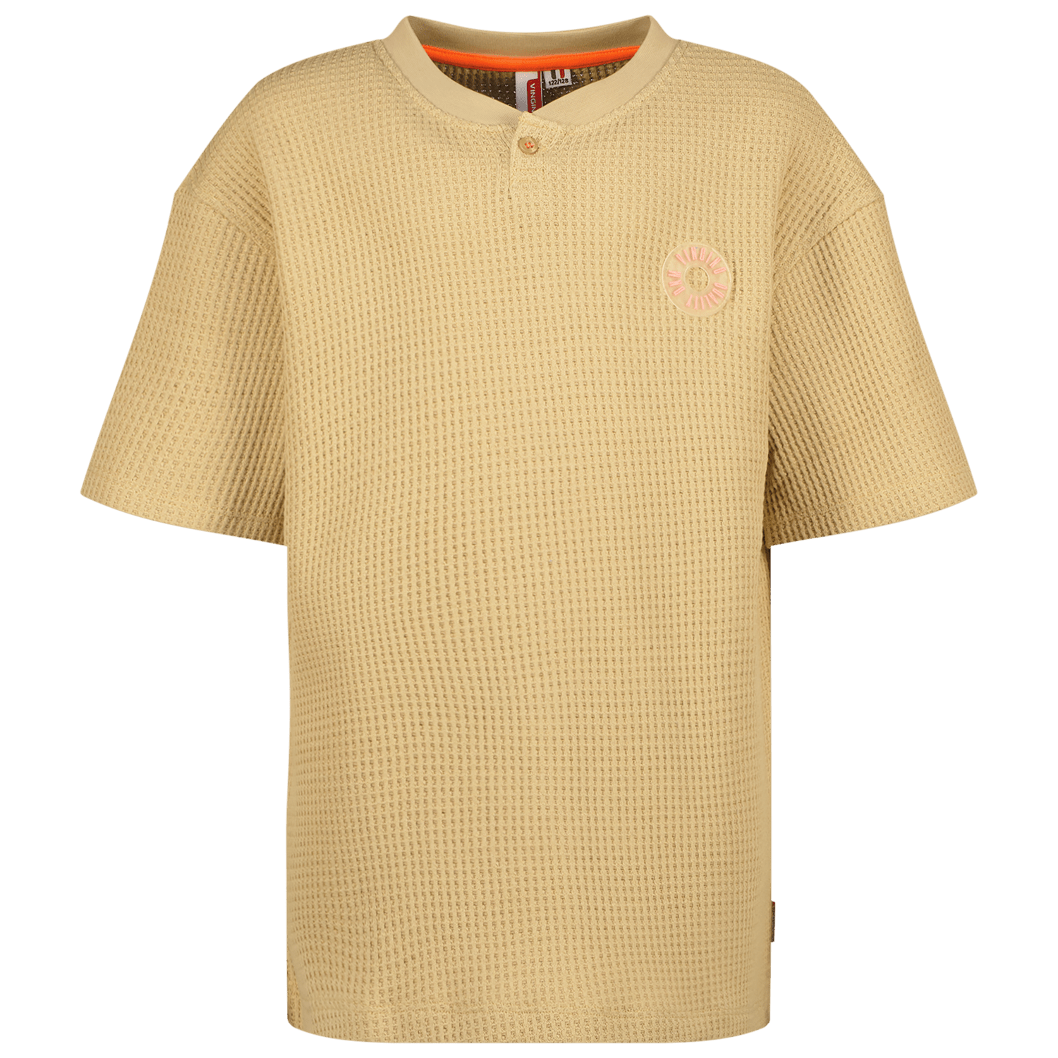 VINGINO T-shirt Haf beige Jongens Katoen Ronde hals Effen 140