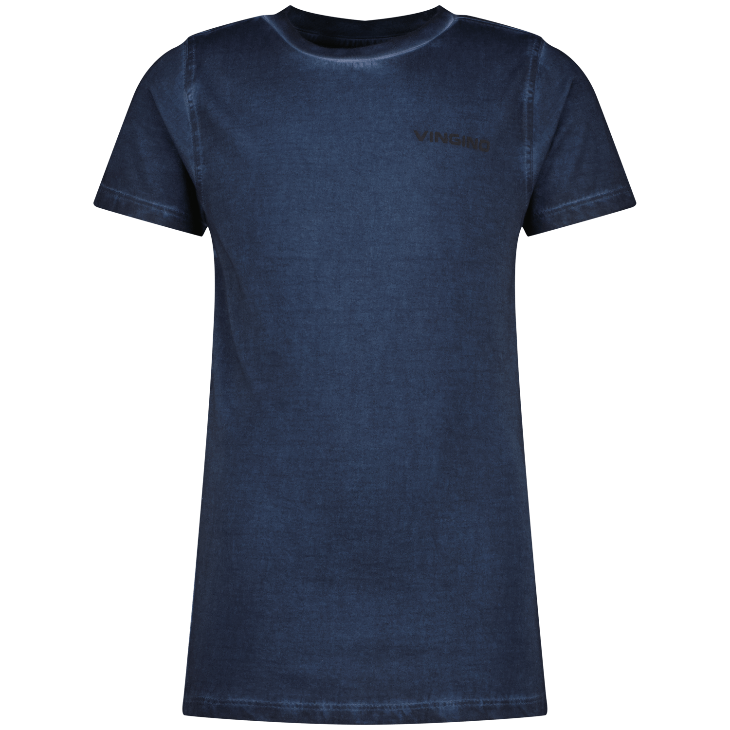 VINGINO T-shirt Hilod donkerblauw Jongens Katoen Ronde hals Effen 140