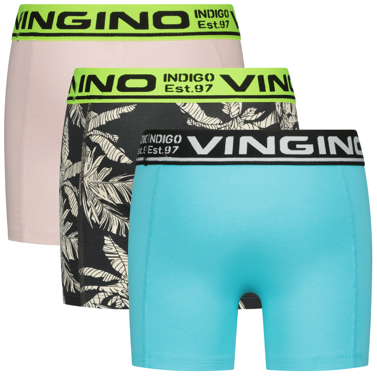 VINGINO Boxershort B-so24 palm 3-pack