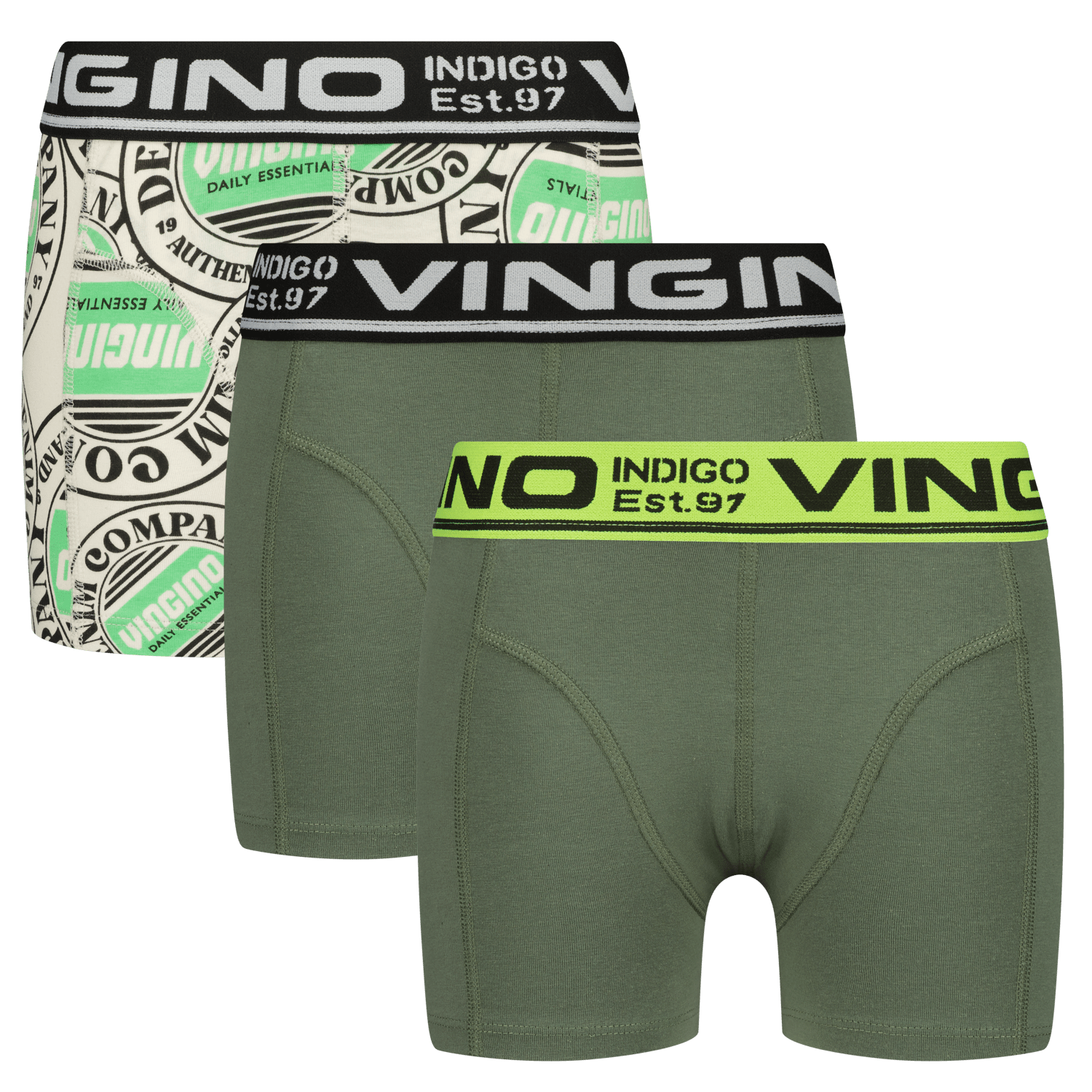 VINGINO Boxershort B-so24 logo 3-pack