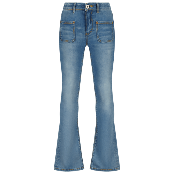 Flare Jeans Britte patched on pockets