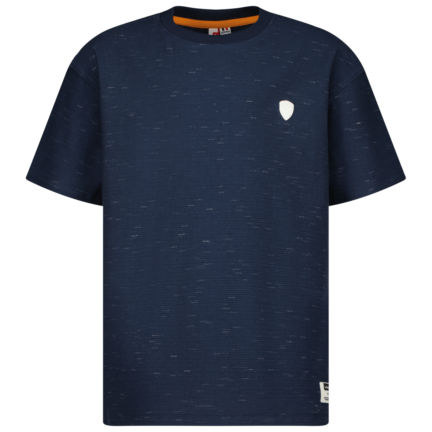 VINGINO T-shirt Hinjek donkerblauw Jongens Stretchkatoen Ronde hals Effen 140