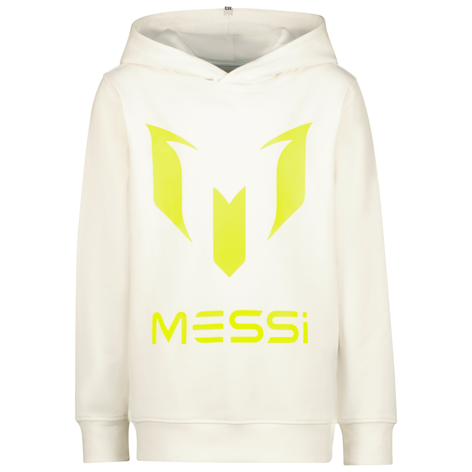 VINGINO x Messi hoodie met logo wit geel Sweater Logo 140