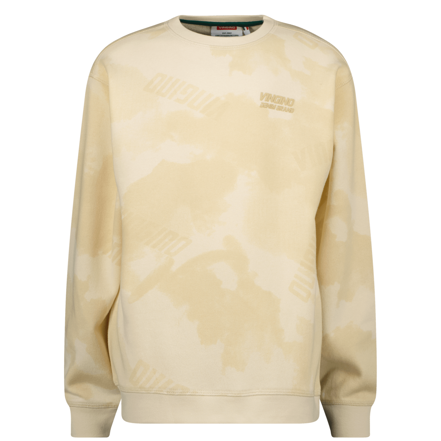 VINGINO sweater Nos grijs Effen 140 | Sweater van